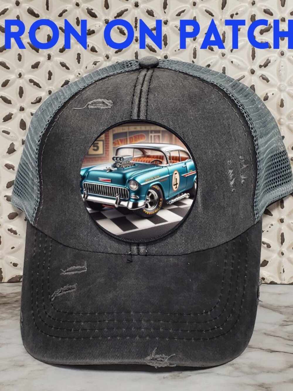 Classic Car Iron on Patch